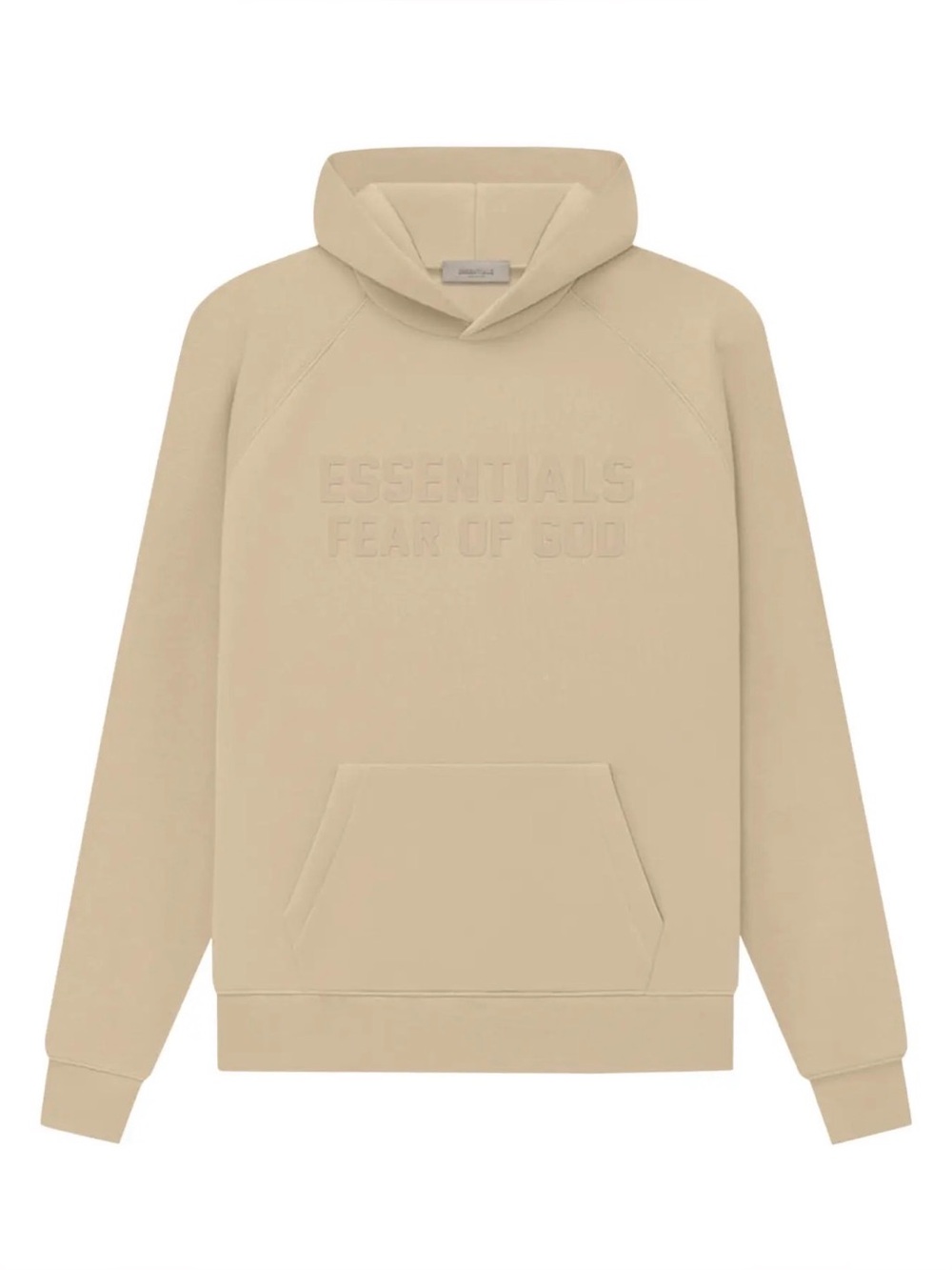 Fear of God Essentials Pullover Hoodie in Sand